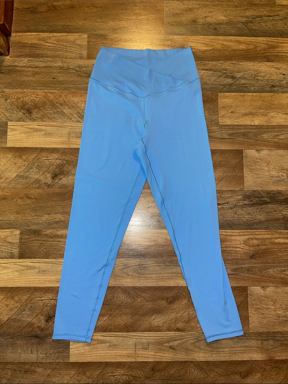 Aerie Offline 7/8 Legging Light Blue Crossover High-Waist Leggings size Large